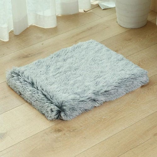 Dog Bed Replacement Cover Faux Fur Plush Removable Washable Spare Cover Calming Dog Bed Cover Donut Bolster Compatible Soft | Koossa