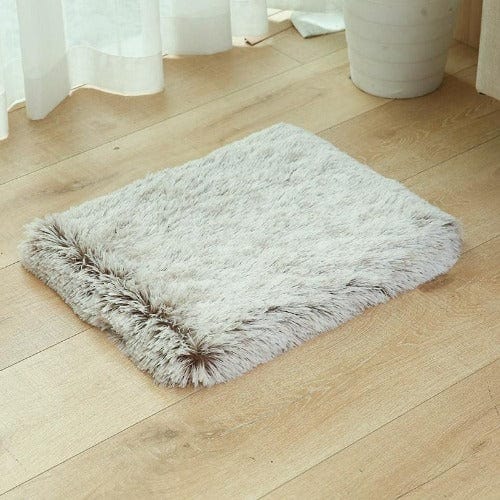 Dog Bed Replacement Cover Faux Fur Plush Removable Washable Spare Cover Calming Dog Bed Cover Donut Bolster Compatible Soft | Koossa