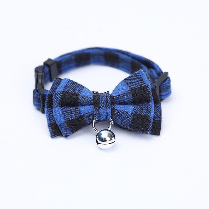 Cat Collar Bow Tie Nylon Adjustable Safety Breakaway Buckle Bell Lightweight Indoor Outdoor Kitten Adult Cat | Koossa