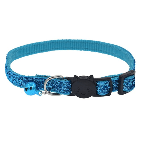 Cat Collar Glitter Adjustable 19–32cm Breakaway Bell Sparkle Safety Buckle Kitten Adult Indoor Outdoor Glamour | Koossa