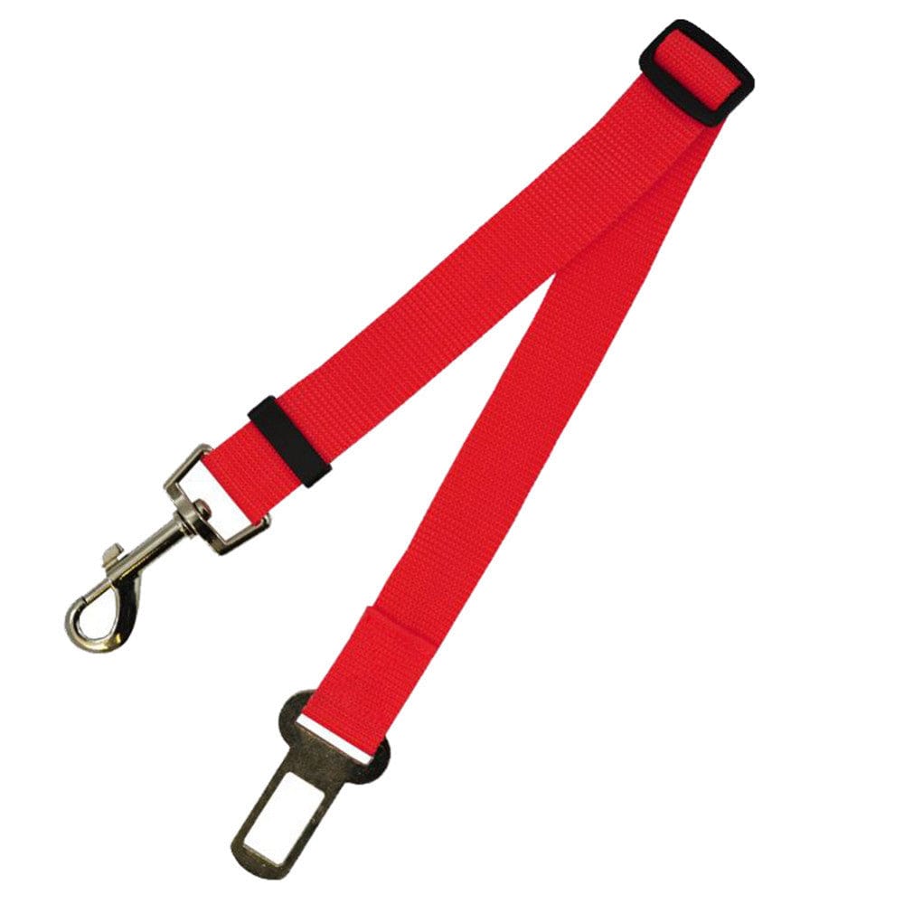 Dog Car Seat Belt Nylon Adjustable 45–76cm Zinc Alloy Swivel Clip Harness Attachment Safety Travel Lead Cat Dog | Koossa