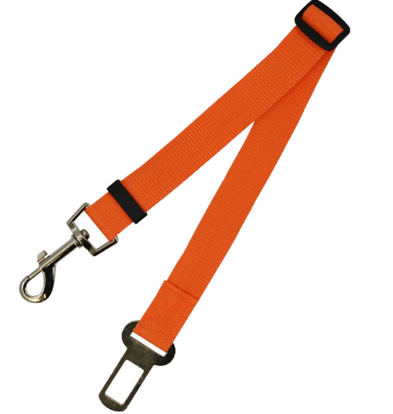 Dog Car Seat Belt Nylon Adjustable 45–76cm Zinc Alloy Swivel Clip Harness Attachment Safety Travel Lead Cat Dog | Koossa