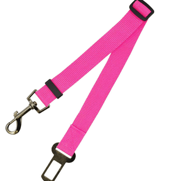 Dog Car Seat Belt Nylon Adjustable 45–76cm Zinc Alloy Swivel Clip Harness Attachment Safety Travel Lead Cat Dog | Koossa