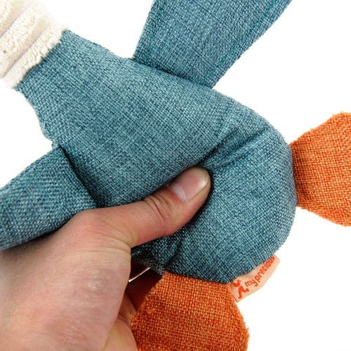 Dog Plush Duck Toy Squeaky Bite-Resistant Fabric 32cm Crinkle Neck Duck Dog Toy Small Medium Large Indoor Play | Koossa