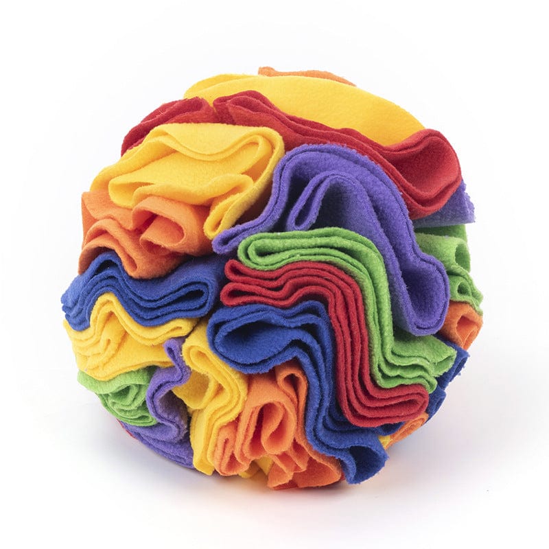 Dog Snuffle Ball Interactive Puzzle Toy 15cm Treat Hide Nose Work Mental Stimulation Washable Anxiety Relief | Koossa