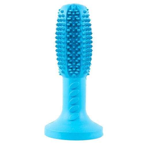 Dog Dental Chew Toy Natural Rubber Toothbrush Suction Cup Molar Cleaner Interactive Dog Teeth Cleaning Toy Small Medium Large Green Blue Red | Koossa