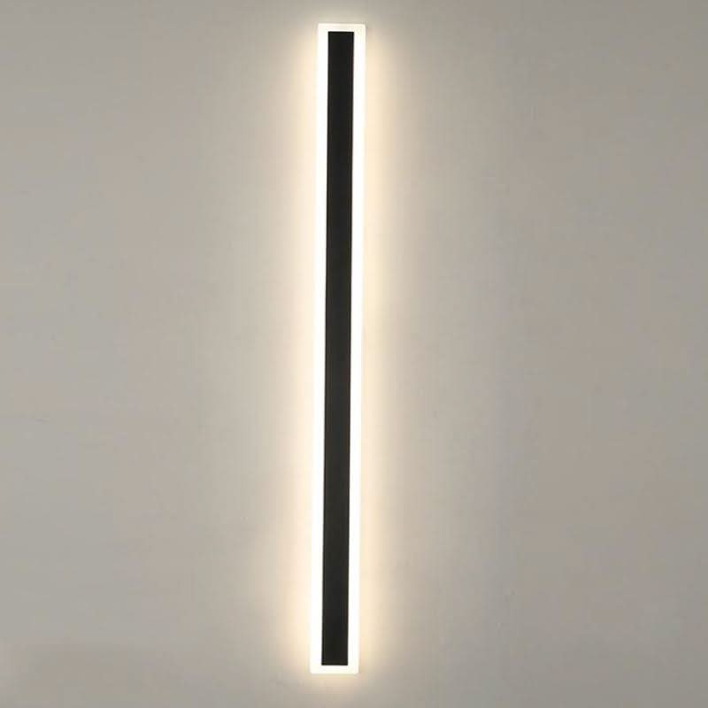 Applique murale LED extérieure moderne IP65 noire et blanche éclairage jardin balcon terrasse façade design | Koossa
