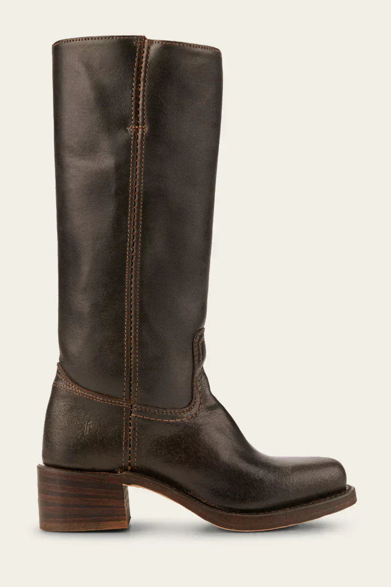Women's Winter Boots — Classic Leather Ankle Boots for Autumn & Winter Elegance with Low Heel Comfort | Koossa