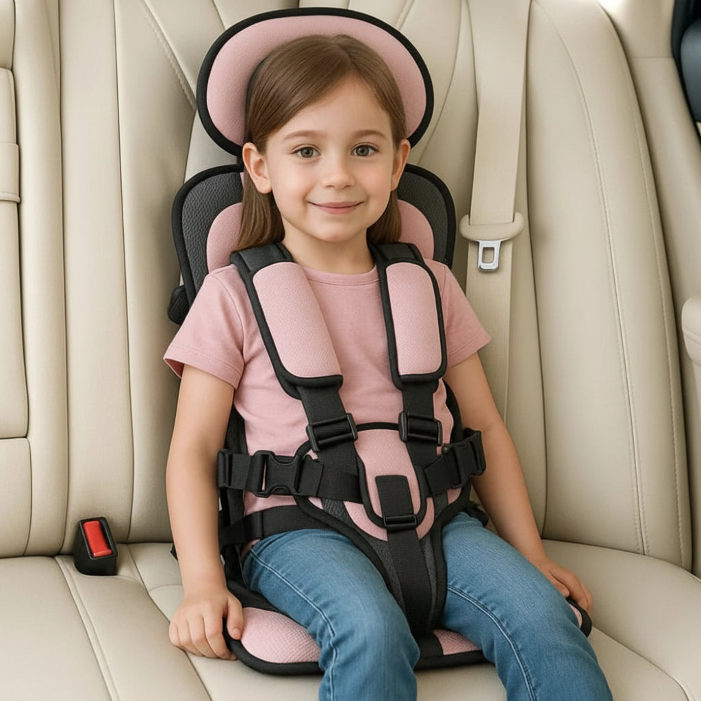 Lightweight Travel Harness Booster Kids Safety Restraint 5-Point Adjustable Portable Car Seat Alternative for Toddlers Children Ages 1-14 | Lonoma