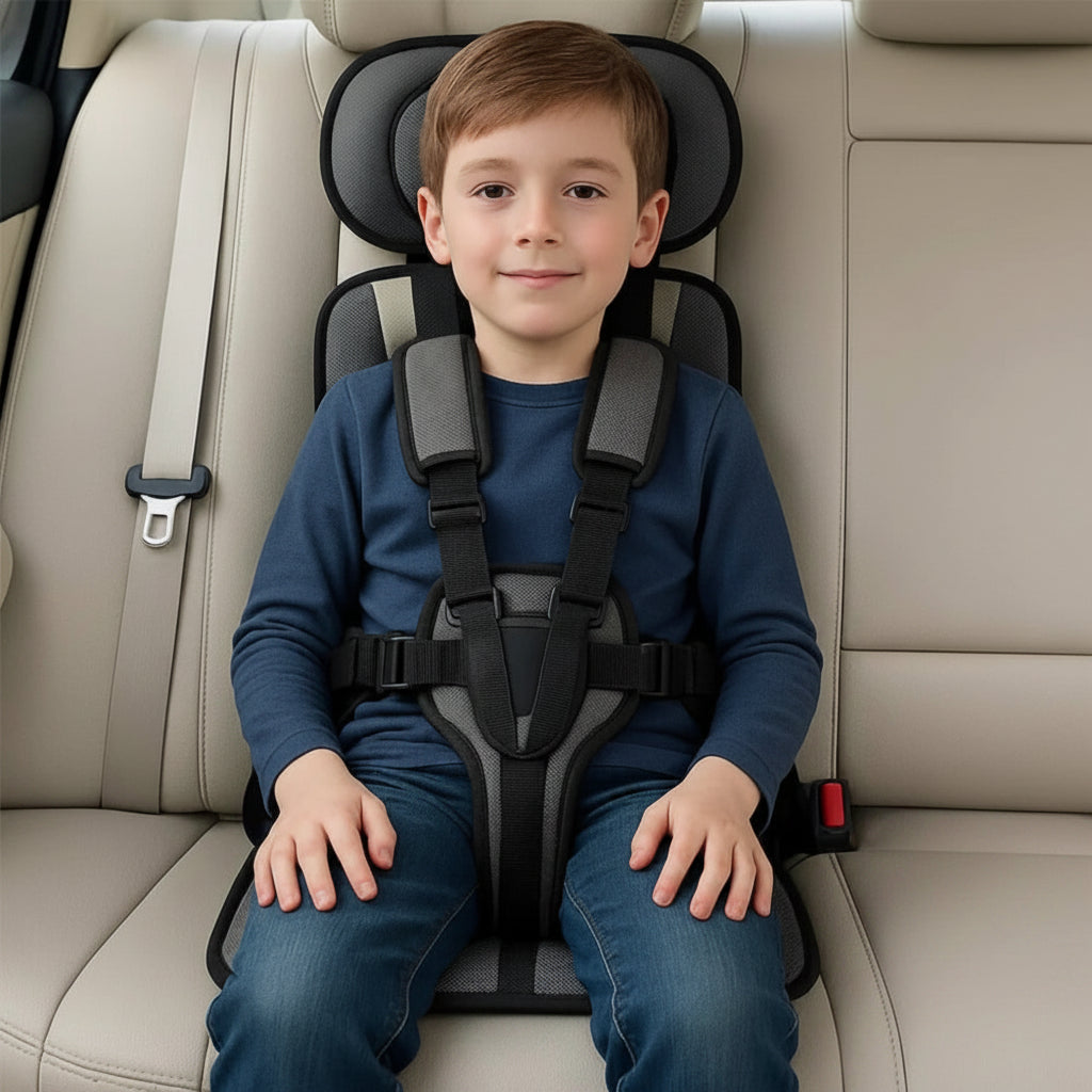 Lightweight Travel Harness Booster Kids Safety Restraint 5-Point Adjustable Portable Car Seat Alternative for Toddlers Children Ages 1-14 | Lonoma