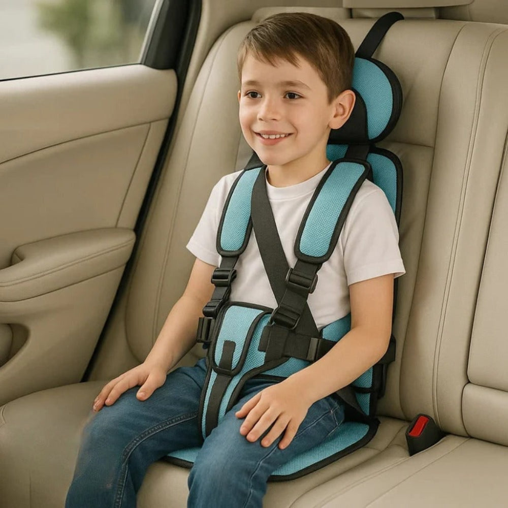 Lightweight Travel Harness Booster Kids Safety Restraint 5-Point Adjustable Portable Car Seat Alternative for Toddlers Children Ages 1-14 | Lonoma