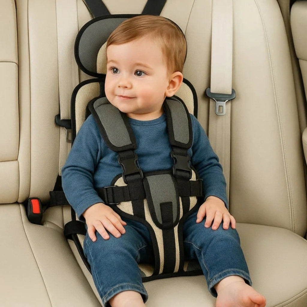 Lightweight Travel Harness Booster Kids Safety Restraint 5-Point Adjustable Portable Car Seat Alternative for Toddlers Children Ages 1-14 | Lonoma