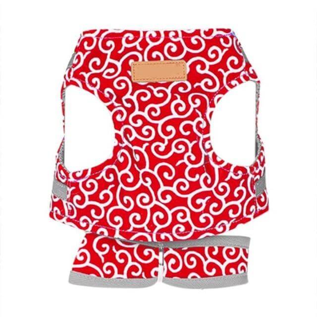 Cat Harness Vest Mesh Escape-Proof Adjustable Small Kitten Lead Set Outdoor Walking Leash | Koossa