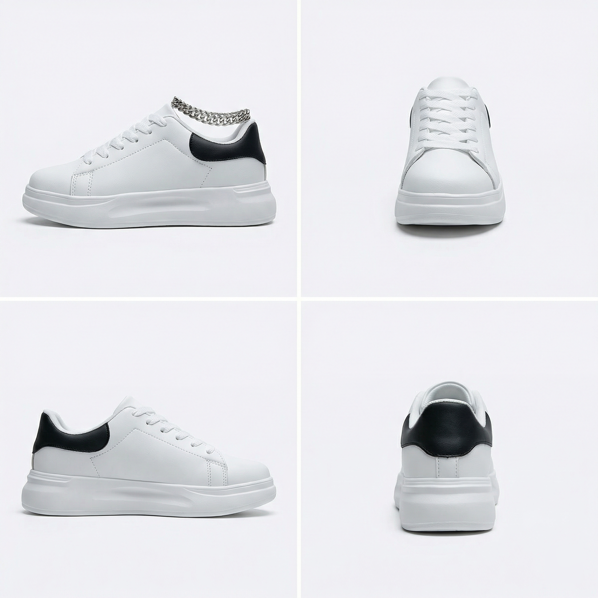 Women's White Textile Trainers with Clean Design & All-Day Comfort for Active Lifestyles | Koossa