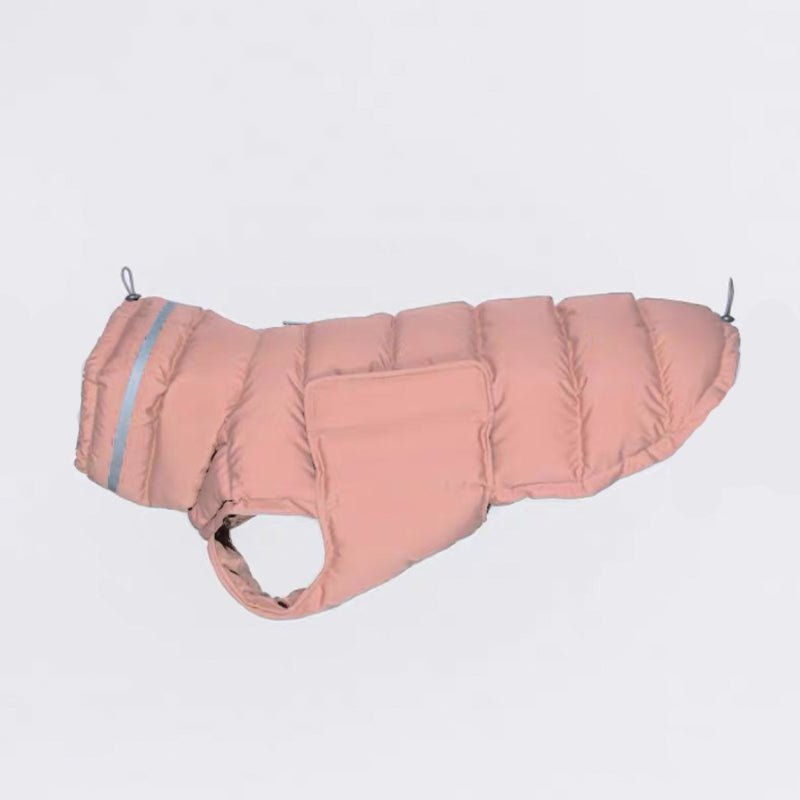 Dog Padded Jacket Vest Polyester Windproof Waterproof S to XL Whippet Greyhound Winter Coat Zip Button | Koossa
