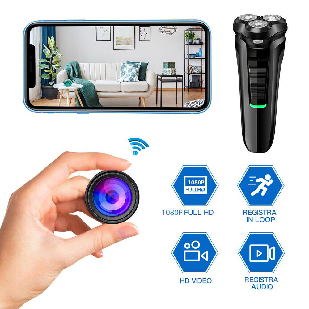 Hidden Camera WiFi Security Device 1080P HD Motion Detection Alerts App Control Covert Home Surveillance Monitor Rechargeable Battery | Lonoma