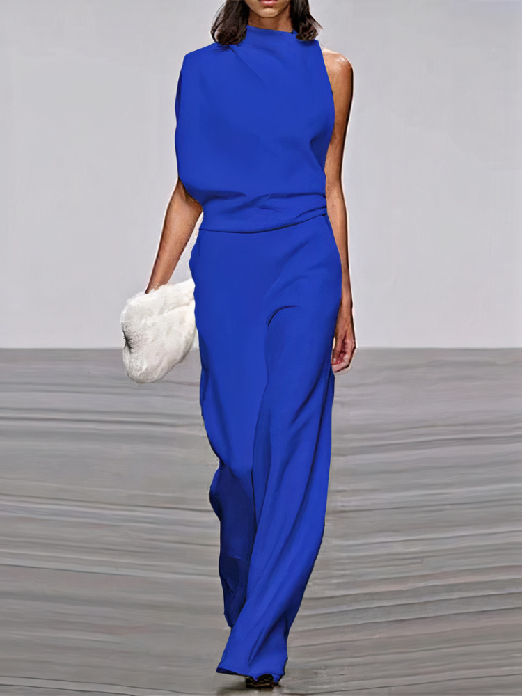 Women's Wide Leg Jumpsuit — Elegant Statement Piece for Wedding Guests & Special Occasions | Koossa
