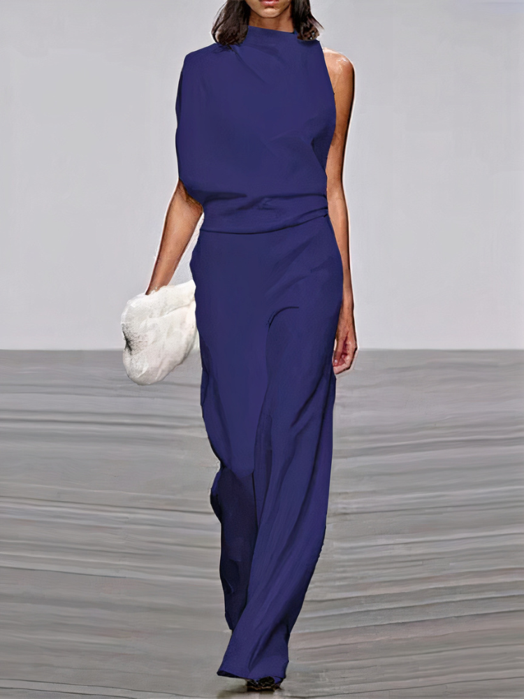 Women's Wide Leg Jumpsuit — Elegant Statement Piece for Wedding Guests & Special Occasions | Koossa