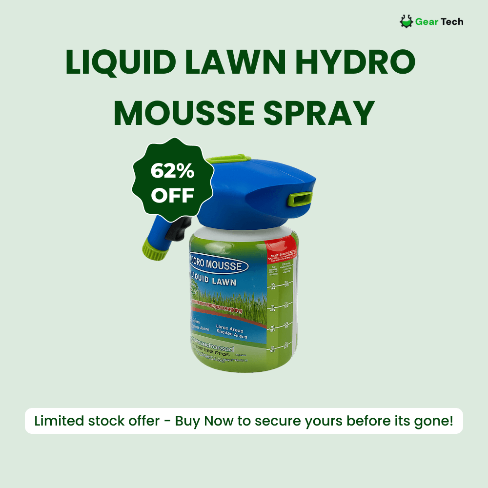 Spray-On Grass Seed Hydroseeding Kit for Bare Spots & Dog Patches – Garden Hose Attachment Lawn Repair, Patchy Yard Reseeding | Lonoma