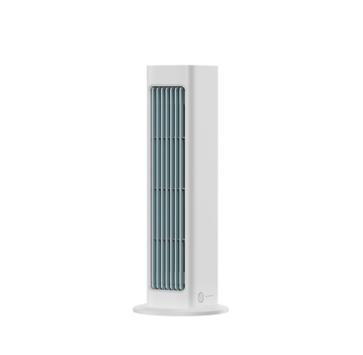 Rafraîchisseur d'air portable sans pales rechargeable blanc ultra silencieux 20 dB pour chambre enfant bureau | Koossa