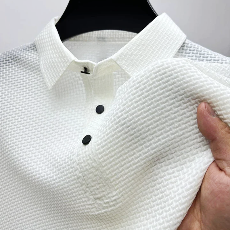 Men's Classic Cotton Polo Shirt with Structured Collar in Six Colours for Smart Casual Wear, Weekend Outings and Effortless Summer Style | Koossa