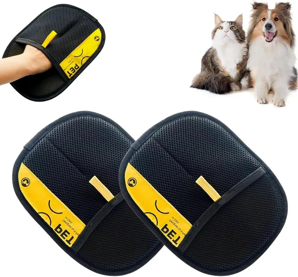 Pet Hair Remover Glove Silicone Lint Brush Reusable Fur Removal Tool Sofa Carpet Clothing Dog Cat Hair Cleaning Furniture Upholstery | Koossa