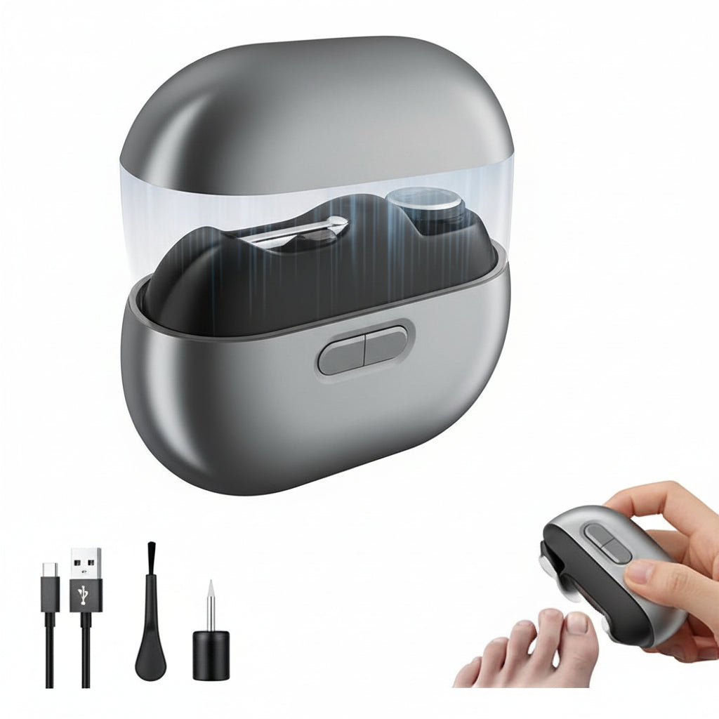 Coupe-ongles Électrique avec Éclairage LED Intégré – Manucure Précise et Sûre pour Toute la Famille à Domicile | Koossa