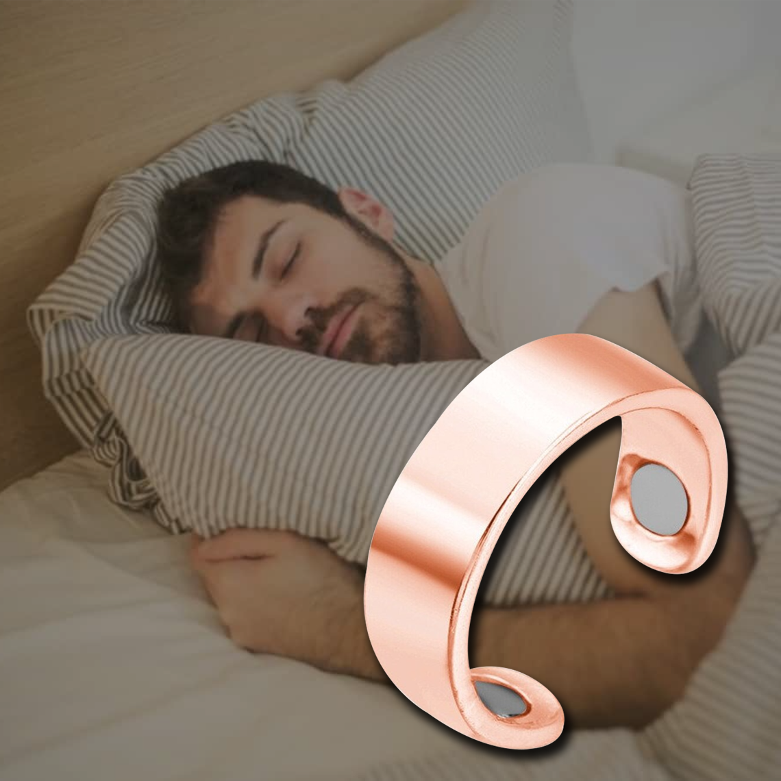 Anti-Snoring Acupressure Ring for Restful Sleep – Comfortable Wellness Ring for Peaceful Nights | Koossa