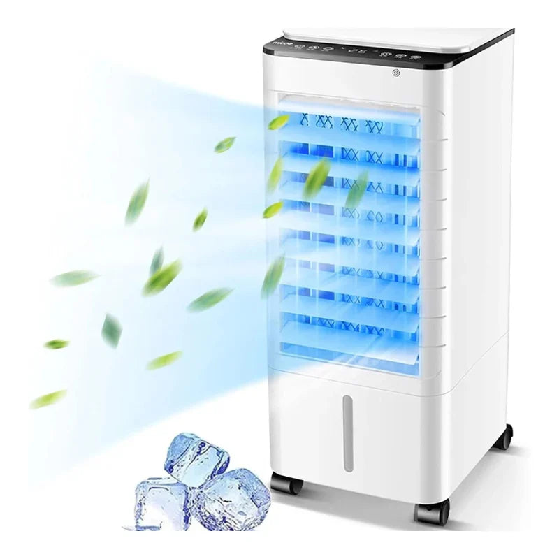 Rafraîchisseur d'Air Portable 3-en-1 avec Fonction Humidification et Ventilation pour Maison et Bureau | Koossa