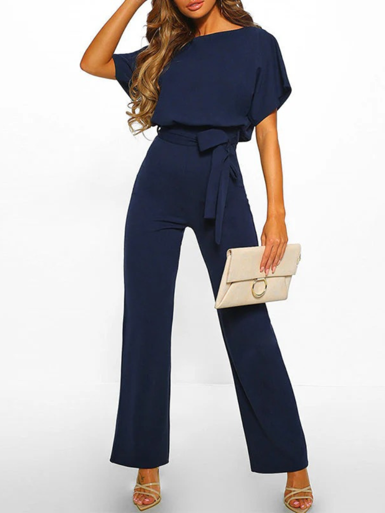 Women's Relaxed Wide-Leg Jumpsuit — Versatile Casual Jumpsuit for Everyday Comfort & Weekend Wear | Koossa