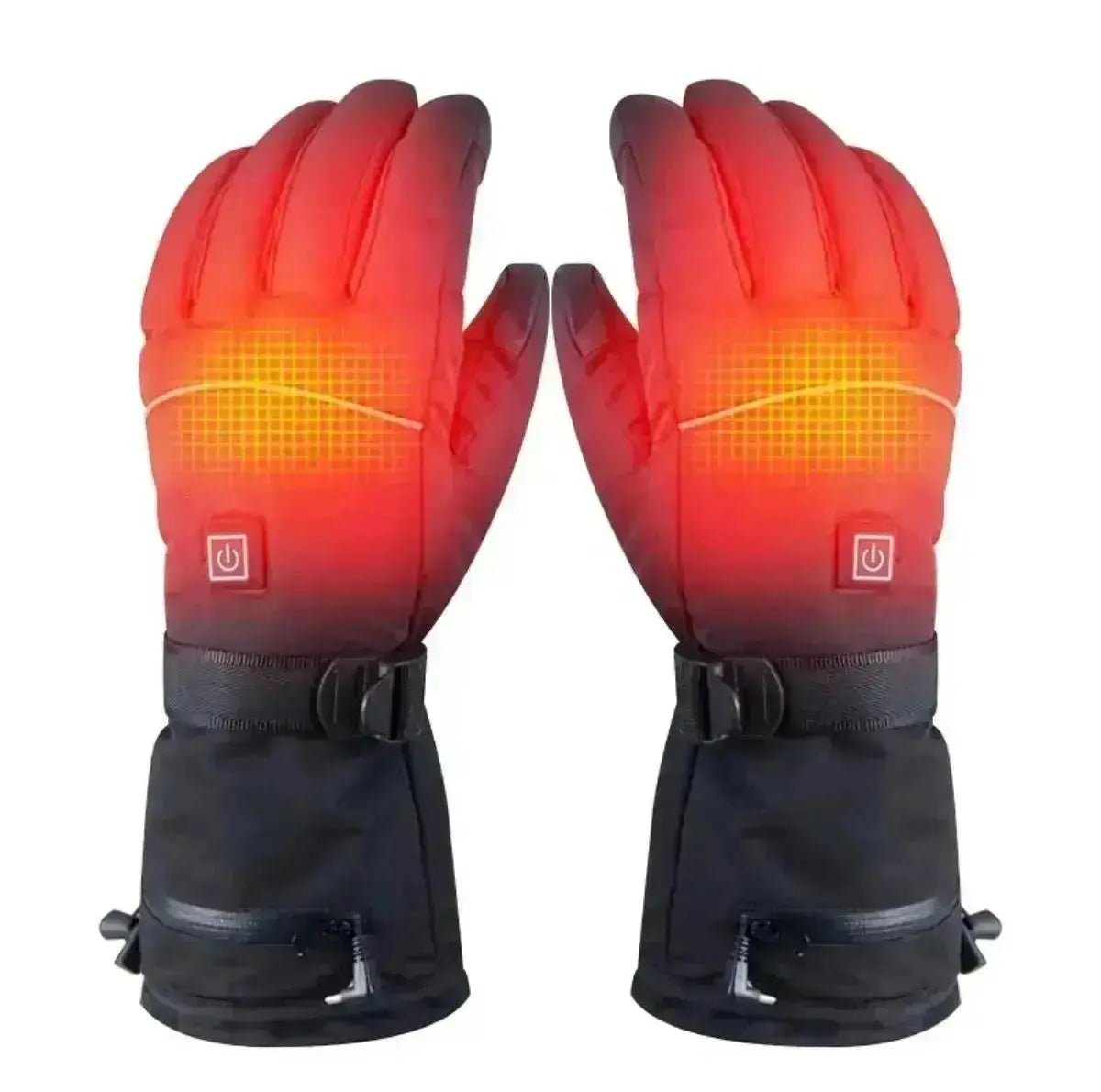 Unisex Heated Waterproof Gloves with Three Temperature Settings for Winter Sports & Outdoor Activities | Koossa