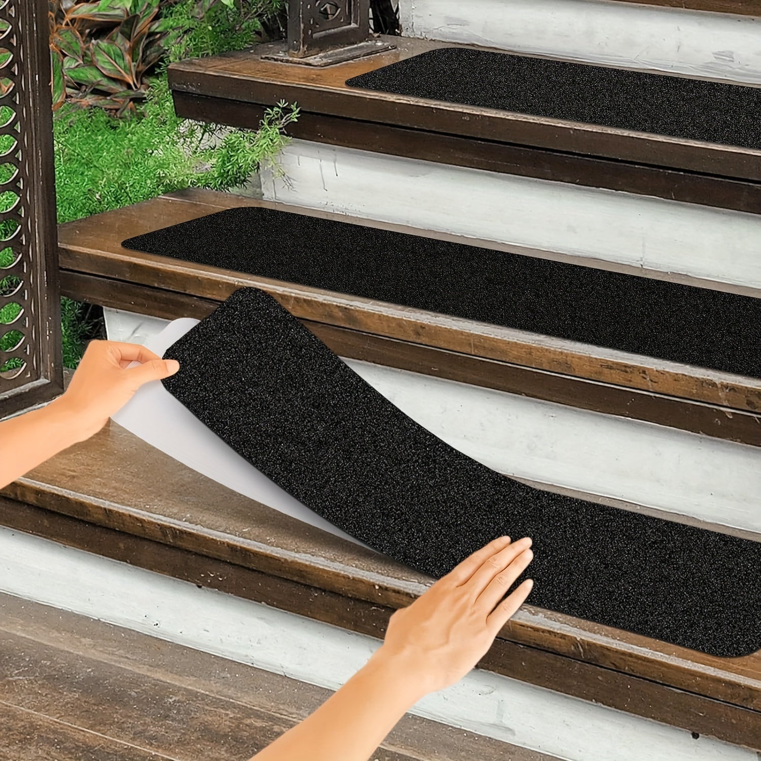 Bandes Antidérapantes pour Escalier Lot de 10 Intérieur Extérieur Adhésives Sécurité Marches Tous Âges | Koossa