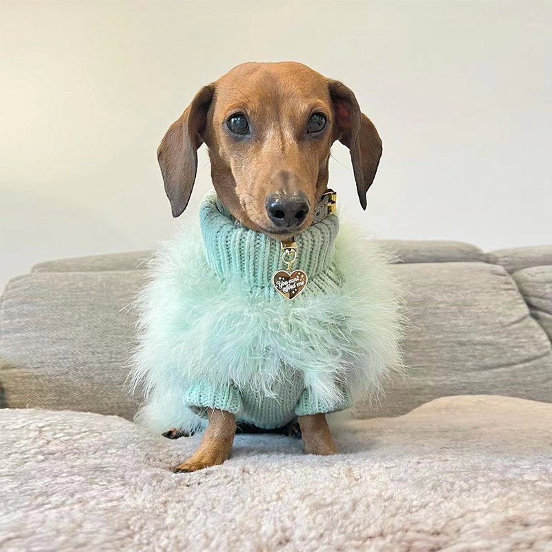 Dog Faux Fur Sweater 100% Polyester Stretchy Italian Greyhound Whippet Fluffy Coat Plush Dog Jumper Slim Breed S–XL Pink Blue Purple Green | Koossa