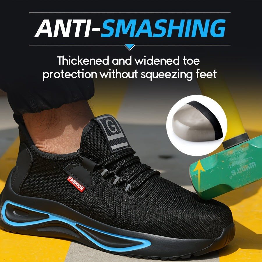 Men's Steel Toe Safety Work Shoes — Lightweight Protective Footwear for Construction & Outdoor Work | Koossa