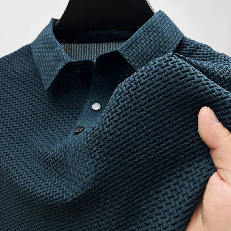 Men's Classic Cotton Polo Shirt with Structured Collar in Six Colours for Smart Casual Wear, Weekend Outings and Effortless Summer Style | Koossa