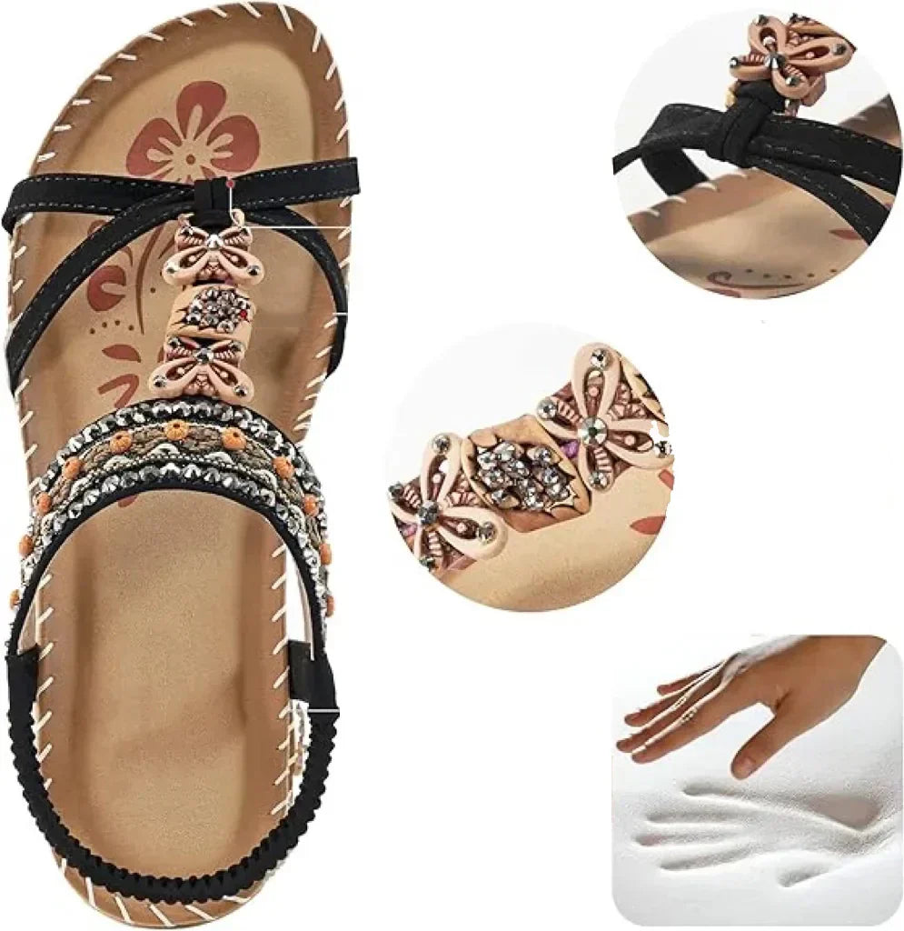 Women's Orthopedic Comfort Sandals — Elegant Summer Footwear with Supportive Sole for All-Day Walking | Koossa