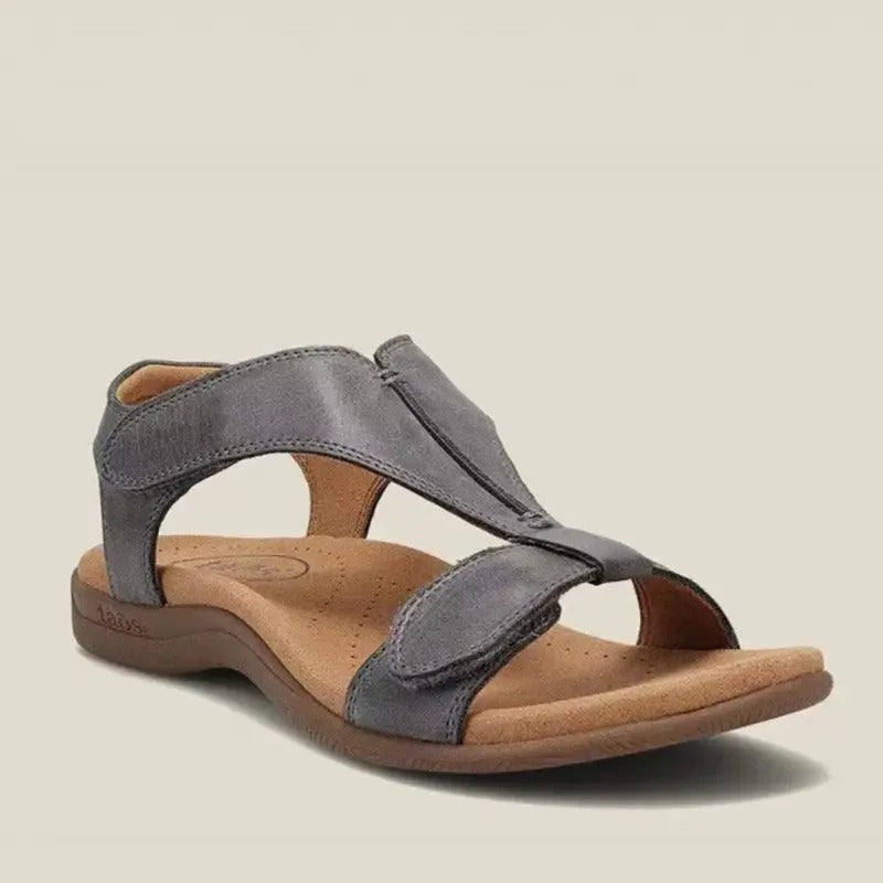 Orthopaedic Cross-Strap Sandal with Contoured Footbed in Six Colours for Spring and Summer | Koossa