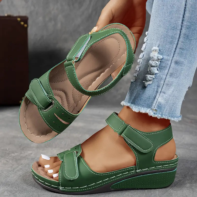 Women's Wedge Sandals with Adjustable Strap in Six Summer Colours | Koossa