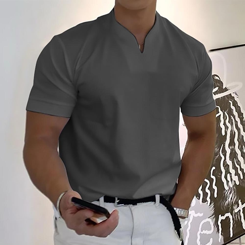 Men's Cotton Polo Shirt with Structured Collar in Classic Colours for Smart Casual Occasions | Koossa