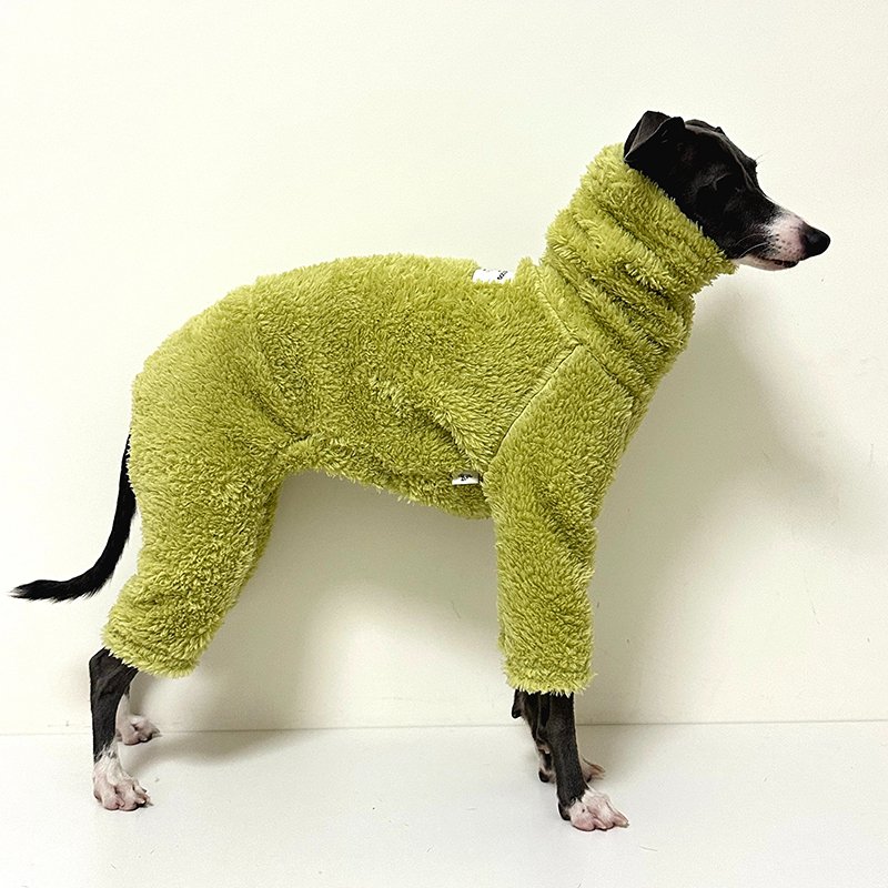 Dog Fleece Jumpsuit Double-Sided Plush Whippet Greyhound Sizes 1–10 Warm Winter Onesie Iggy Clothes | Koossa
