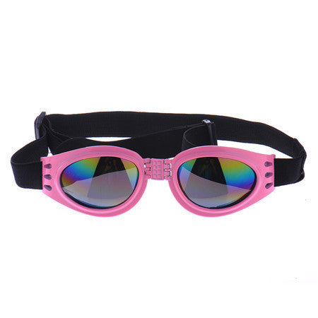 Dog Goggles UV Protection Anti-Fog Waterproof French Bulldog Sunglasses Flat-Face Fit Adjustable Strap Small Dog Eye Protection | Koossa