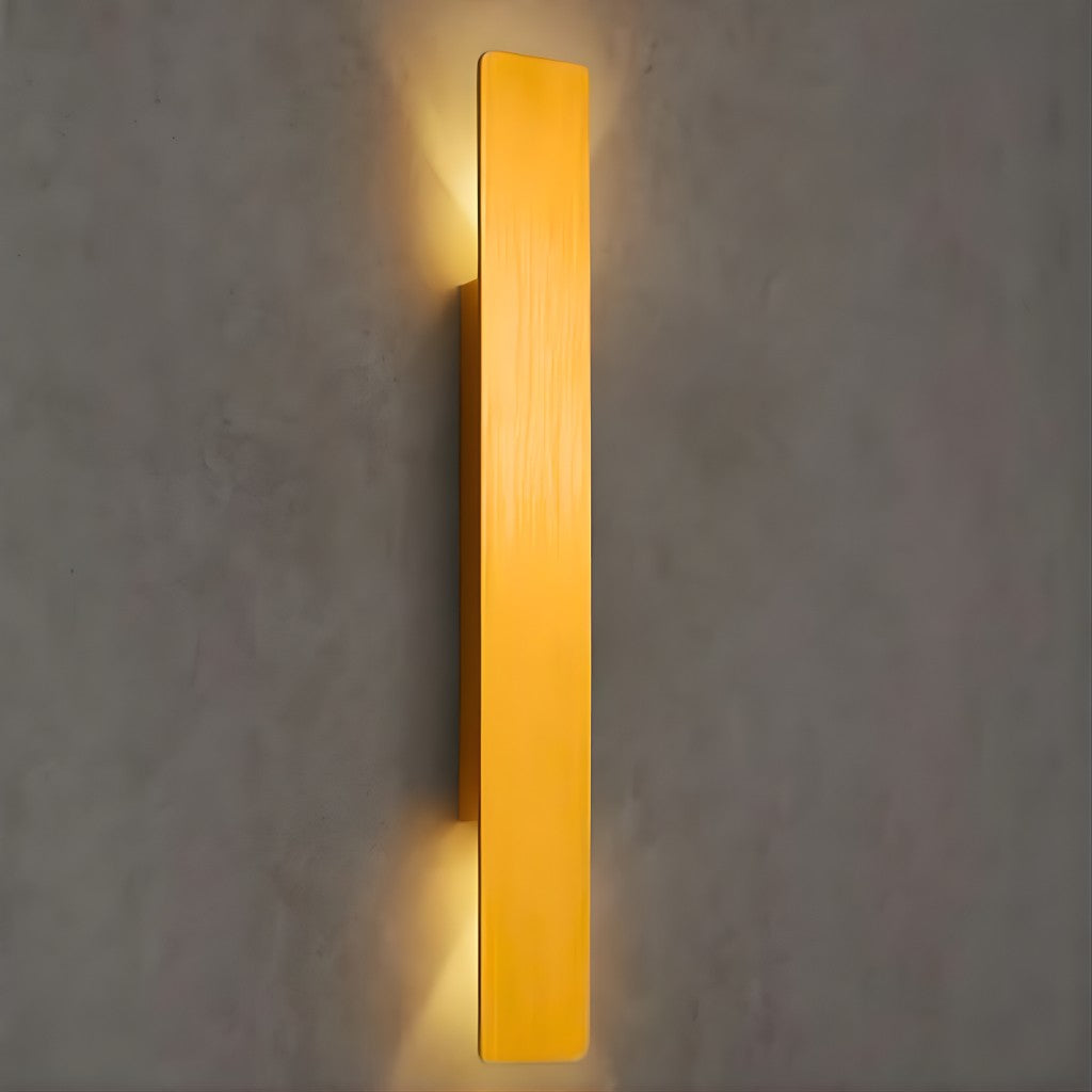 Gold Outdoor Wall Sconce, Up & Down LED Aluminum Weatherproof Exterior Light for Patio, Porch, Deck, Garage & Entryway Wall | Lonoma