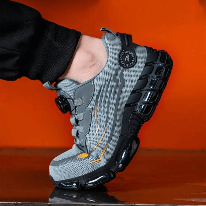 Men's Safety Work Shoes with Protective Toe Cap — Lightweight Non-Slip Footwear for Professional Use | Koossa