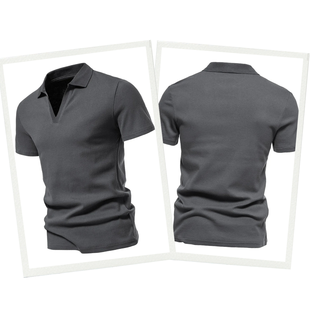 Men's Classic Short Sleeve Polo Shirt — Timeless Smart-Casual Top for Work & Weekends | Koossa