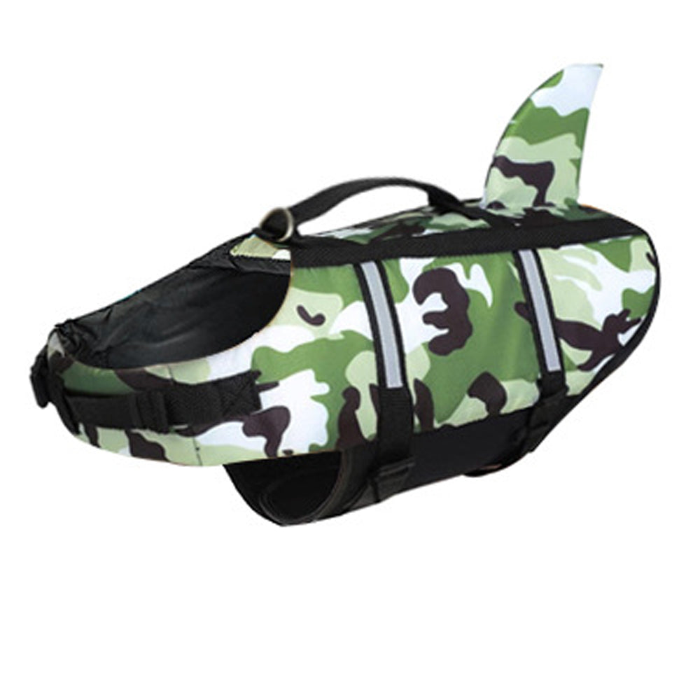 Dog Life Jacket Ripstop 600D Dachshund Swim Vest Adjustable Quick-Release Reflective Camouflage Flotation Aid Small Dog Water Safety | Koossa