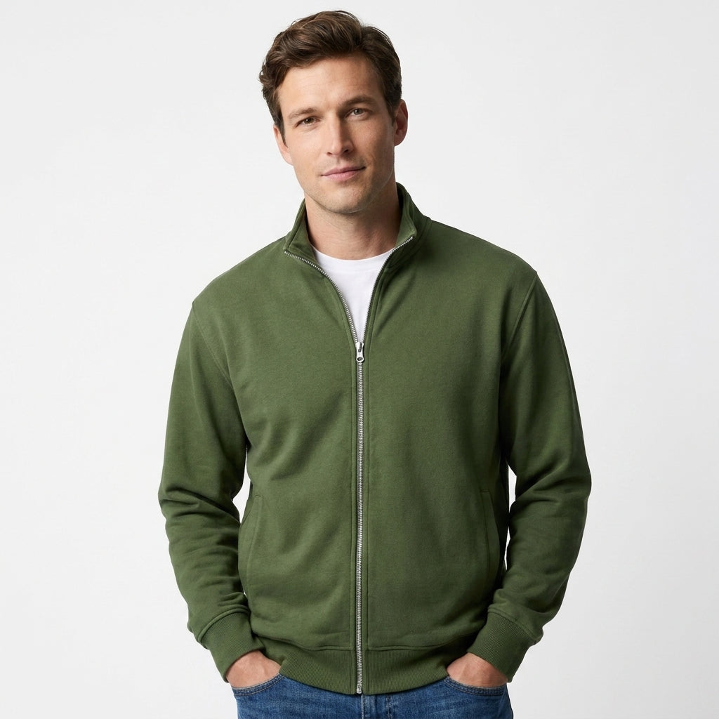 Men's Full-Zip Vest Layering Piece for Year-Round Wear | Casual Athletic Active Jacket | Lightweight Transitional Outerwear | Lonoma