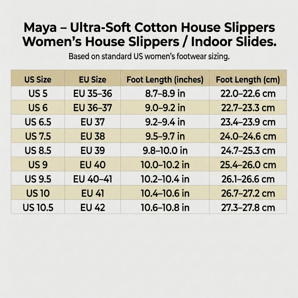 Women's Indoor House Slippers Soft Cotton Slip-On with Anti-Slip Sole for Bedroom Living Room Kitchen Casual Footwear | Lonoma