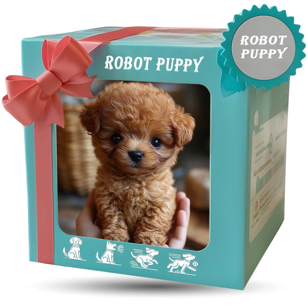 Peluche robotisée interactive chien câlin réaliste pour enfants et seniors compagnie apaisante et douce | Koossa