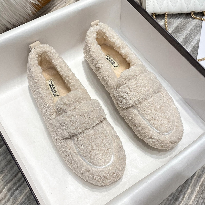 Women's Teddy Fleece Slippers in Black, Cream & Khaki – Cushioned Indoor & Outdoor Comfort | Koossa