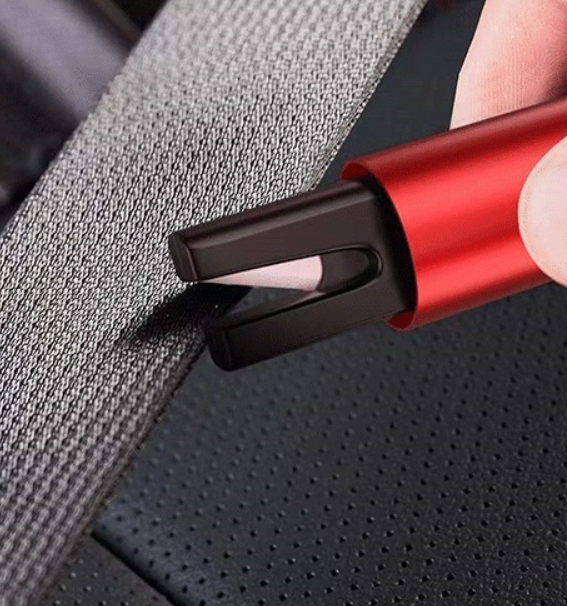 Marteau de Secours Brise-Vitre et Coupe-Ceinture pour Voiture Urgence Sécurité Automobile Compact en Métal | Koossa